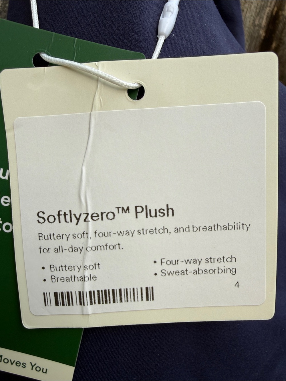 Halara SoftlyZero Plush Backless Active Dress Easy Peezy Navy Size L NWT - Picture 2 of 5